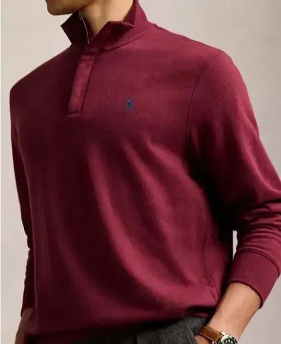 New!! Polo Ralph Lauren Luxury Jersey Quarter-Zip Pullover size XL